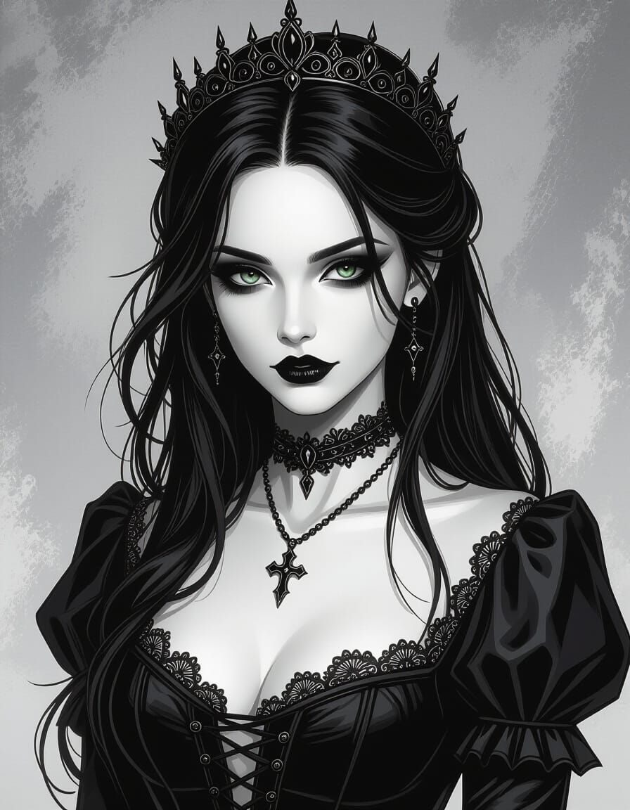 Dark Fantasy Concept Art of Cosmic Mystery