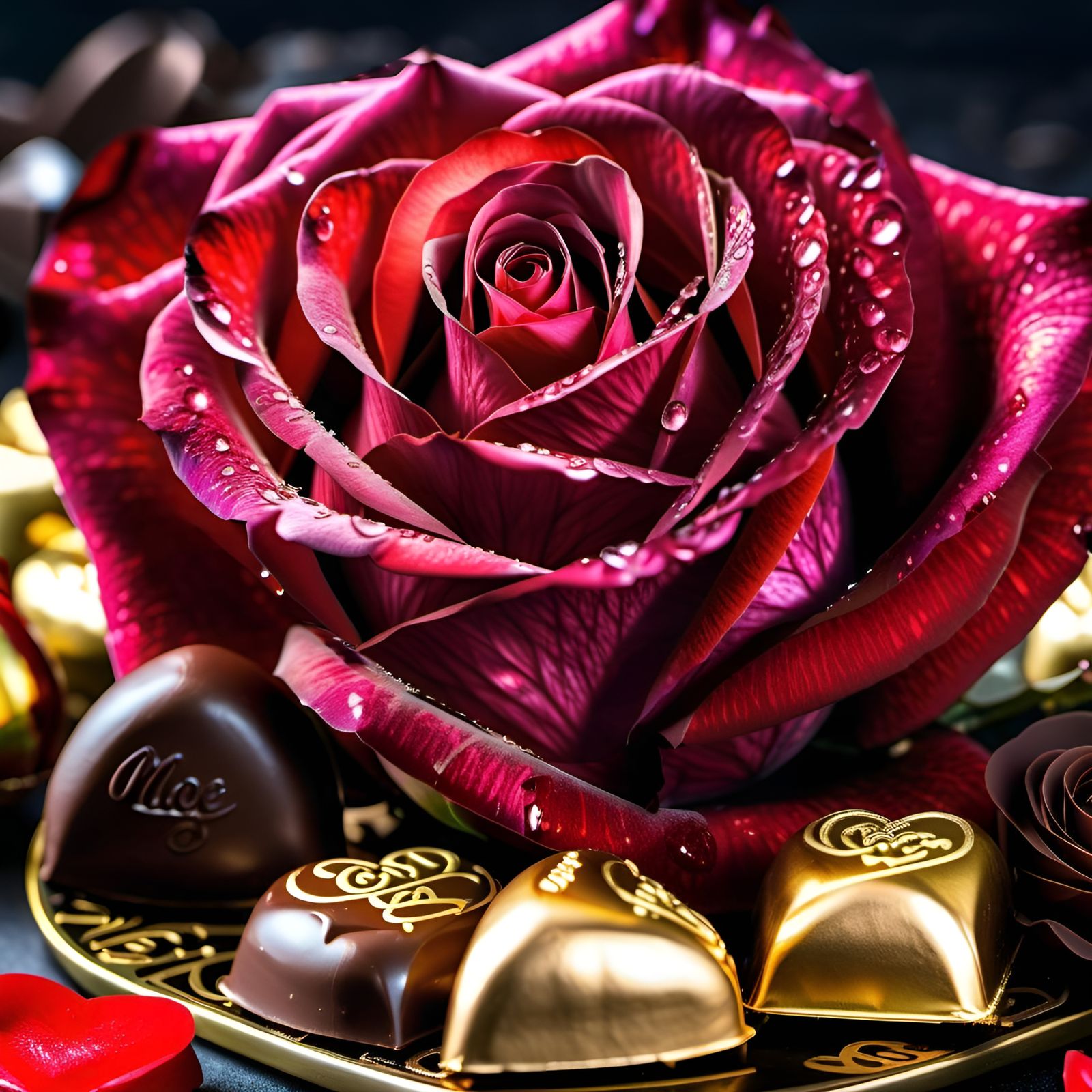 Hyperrealistic Macro Rose Photography in Vibrant Colors