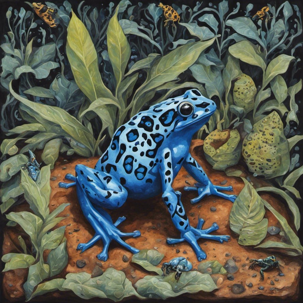 Knight in Poison Dart Frog Armor