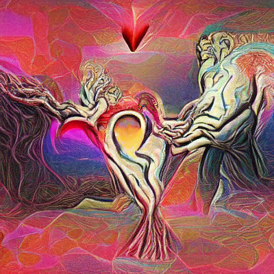 The Origin of Love AI Image