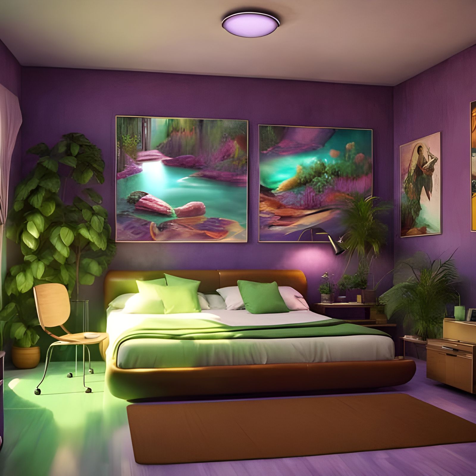The magic of a beautiful and calming bedroom