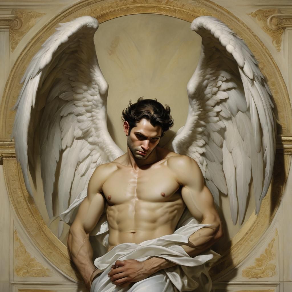 Baroque Angel: Lucifer in the Style of Ferri