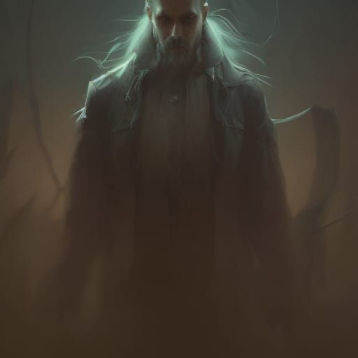 Dark Fantasy Portrait of the Mad King