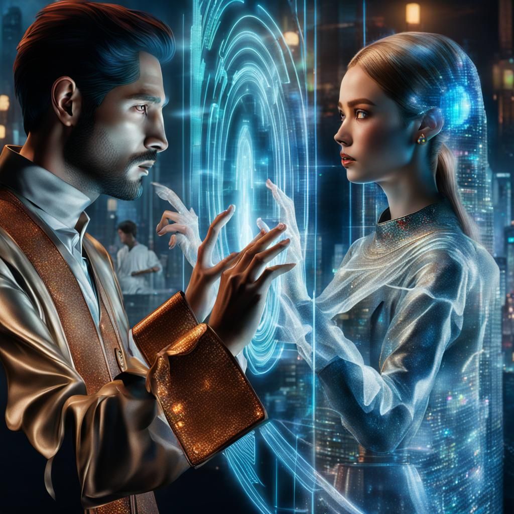 A 3D Digital Hologram in Mid-Air