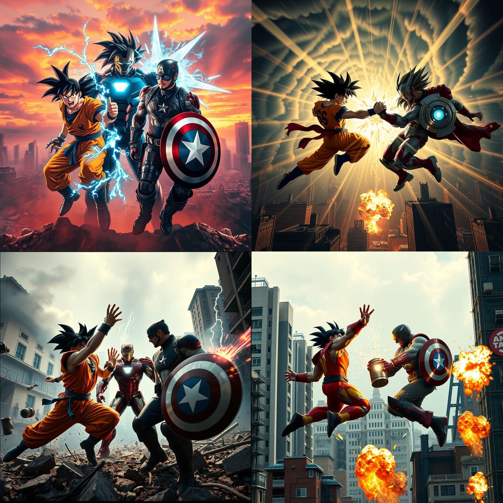 Dragon Ball Z vs Avengers: Epic Cinematic Showdown