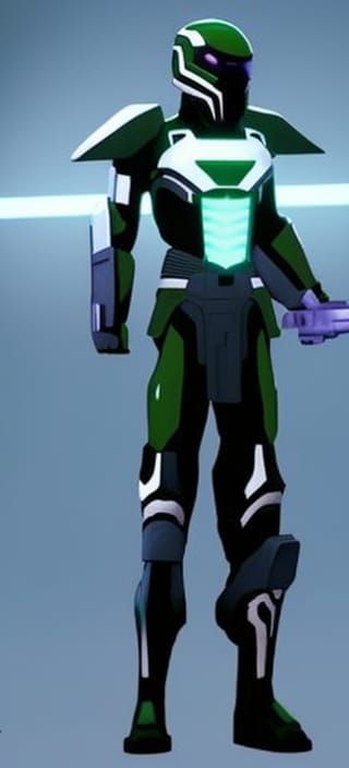 Armored Sci-Fi Soldier Concept Art