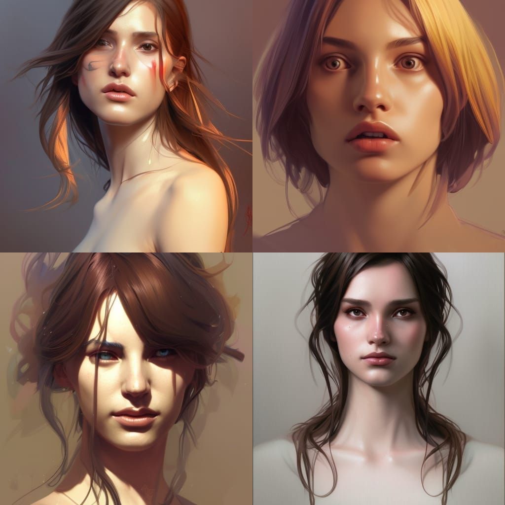 Detailed Portrait in Artgerm Style