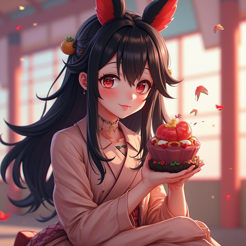 Detailed 3D Anime Art Inspired by Genshin Impact