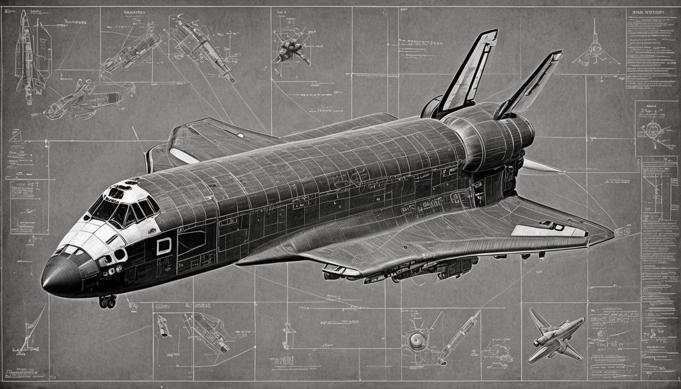space shuttle Blueprint