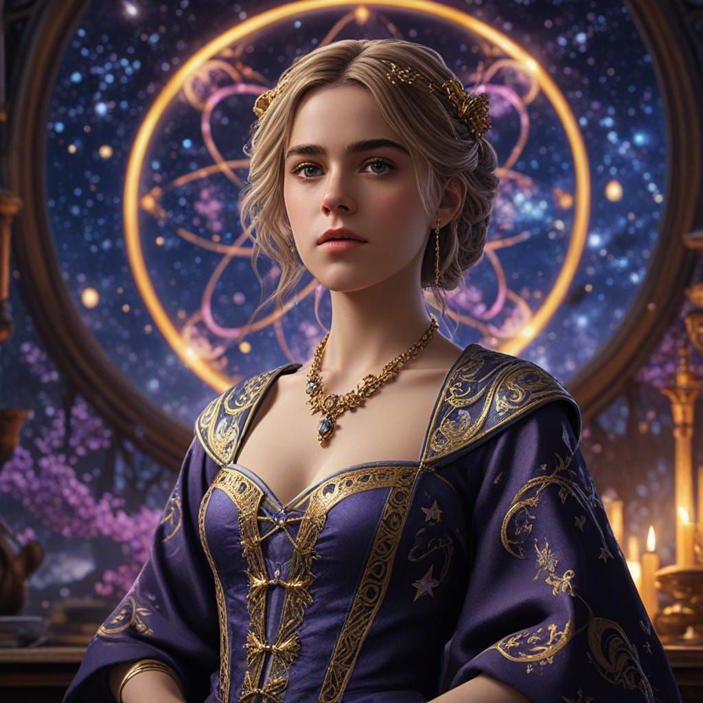 Celestial Mage Goddess in Final Fantasy XIV