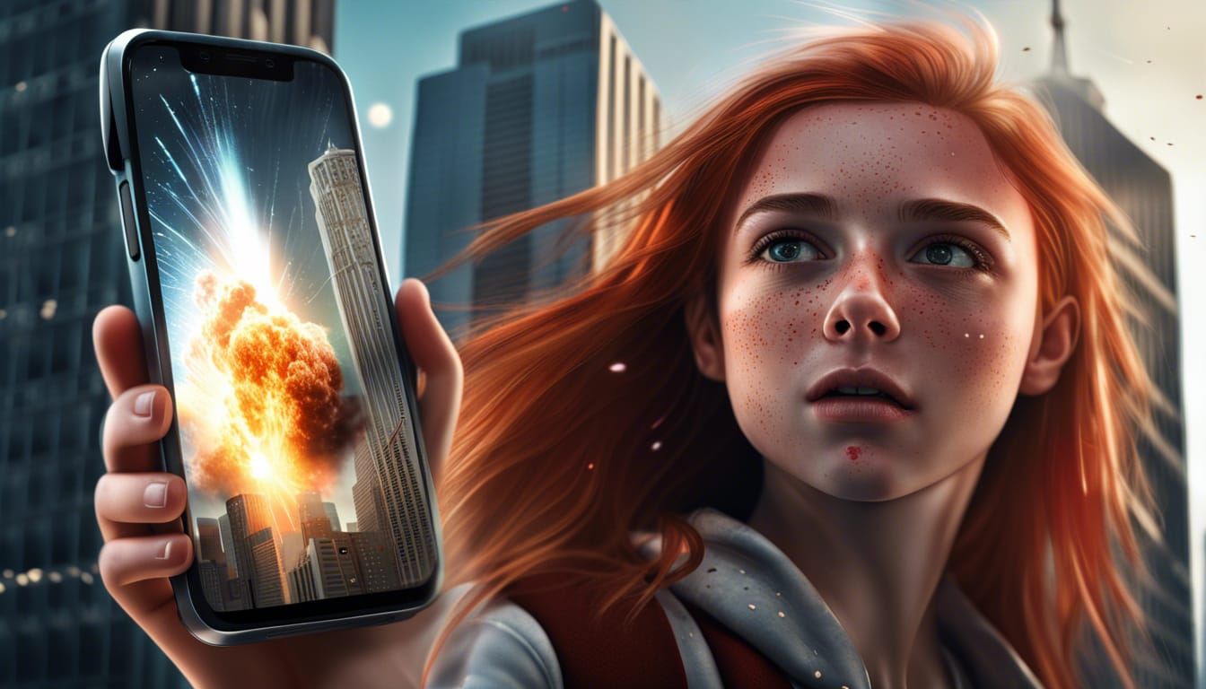 Teen Girl's Phone Captures Comet Crash