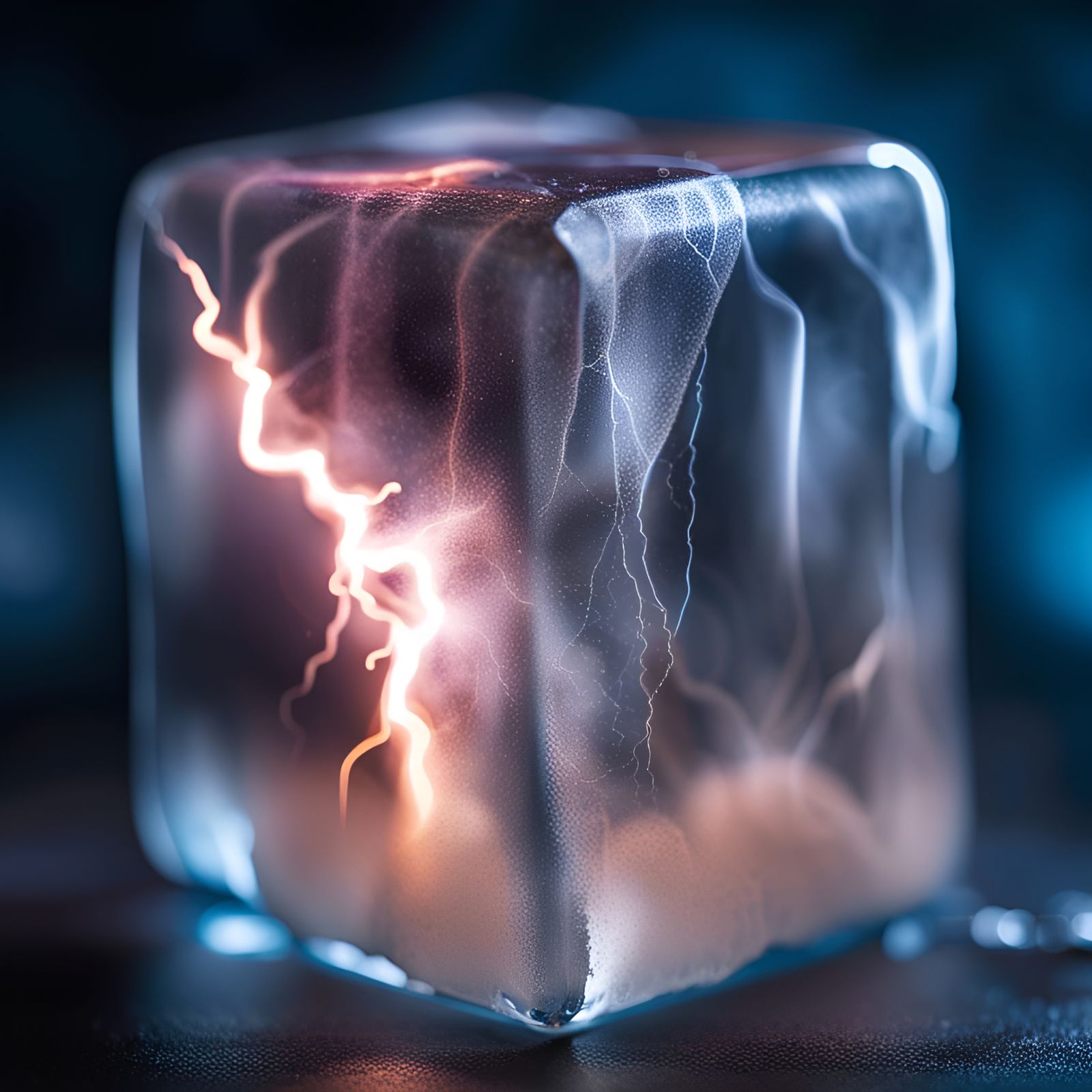 Lightning Captured in Ice: Macro Photography in 8K