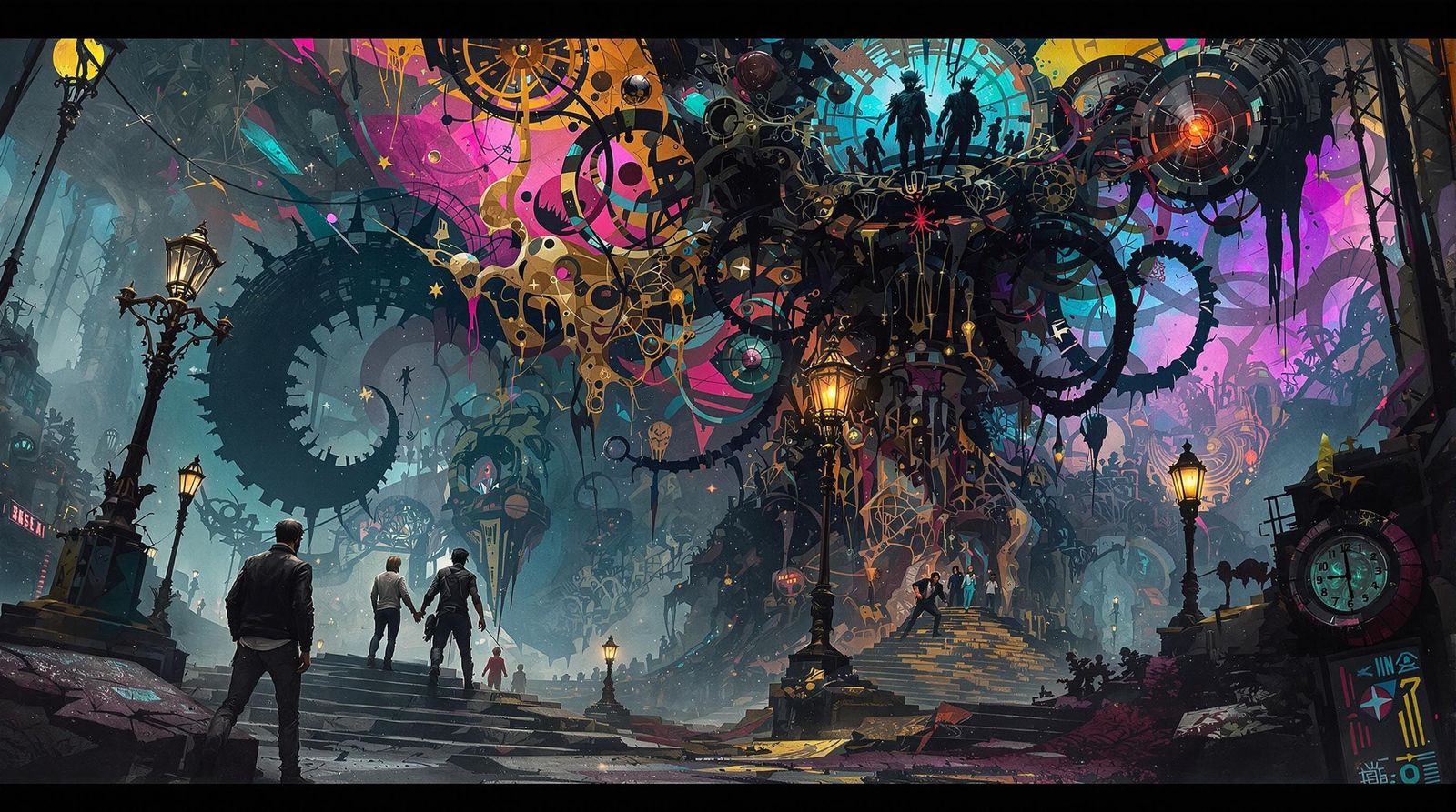 Surreal Urban Landscape in Photorealistic Hyperrealism