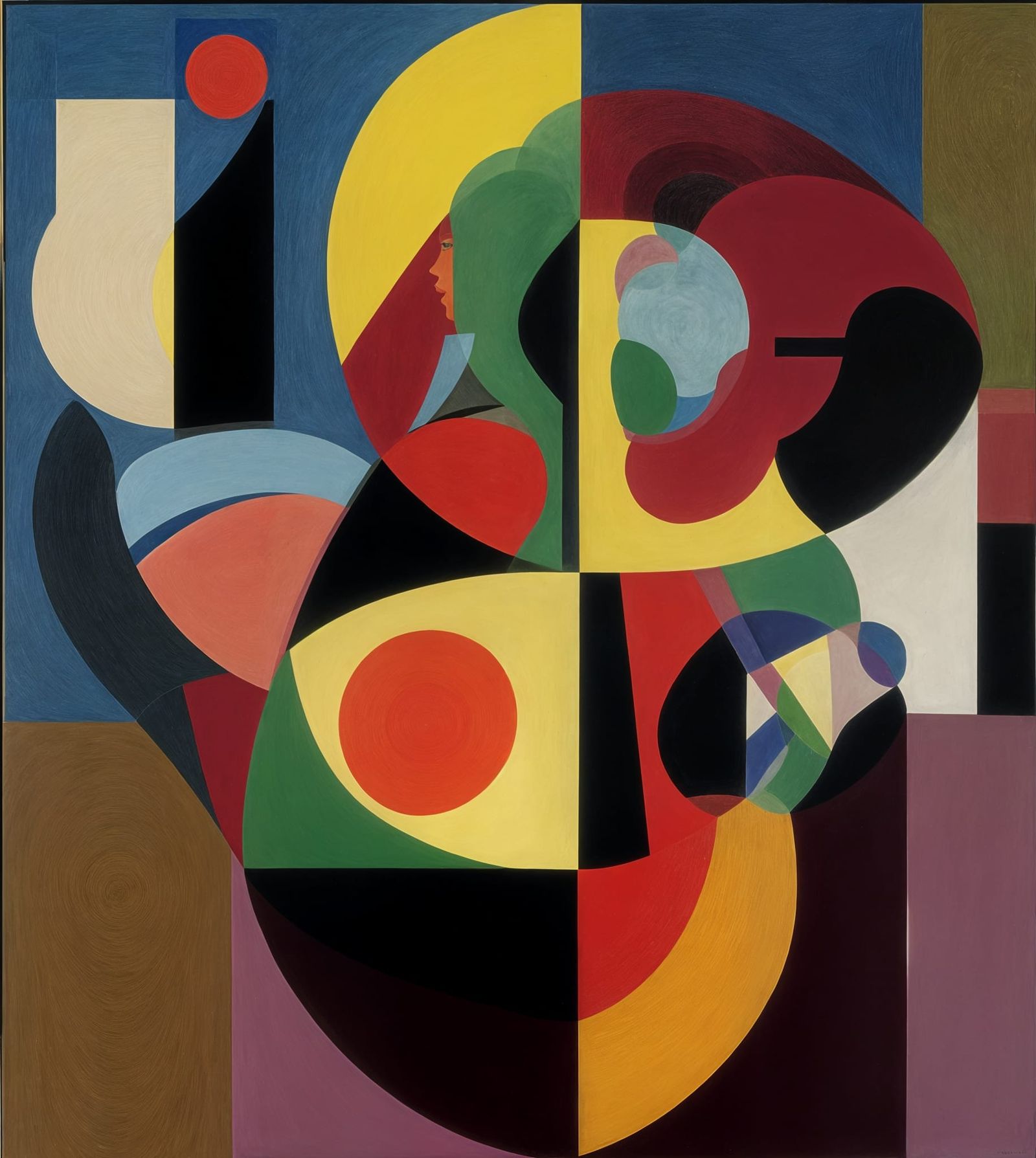 Intricate Abstract Painting with Incredible Depth