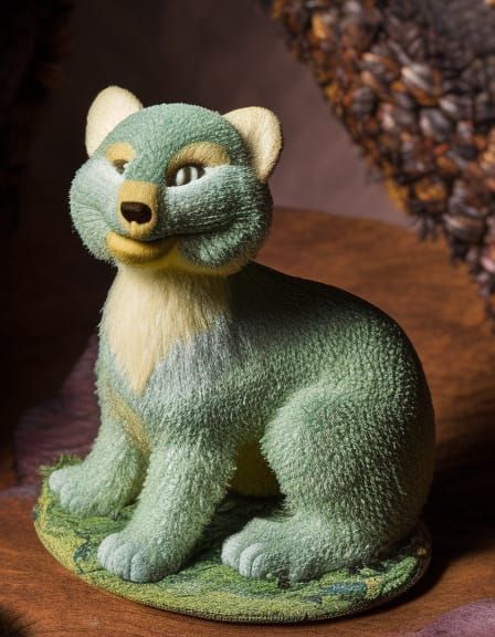 Hypnagogic Resin Effigy Inspired by Comic Art