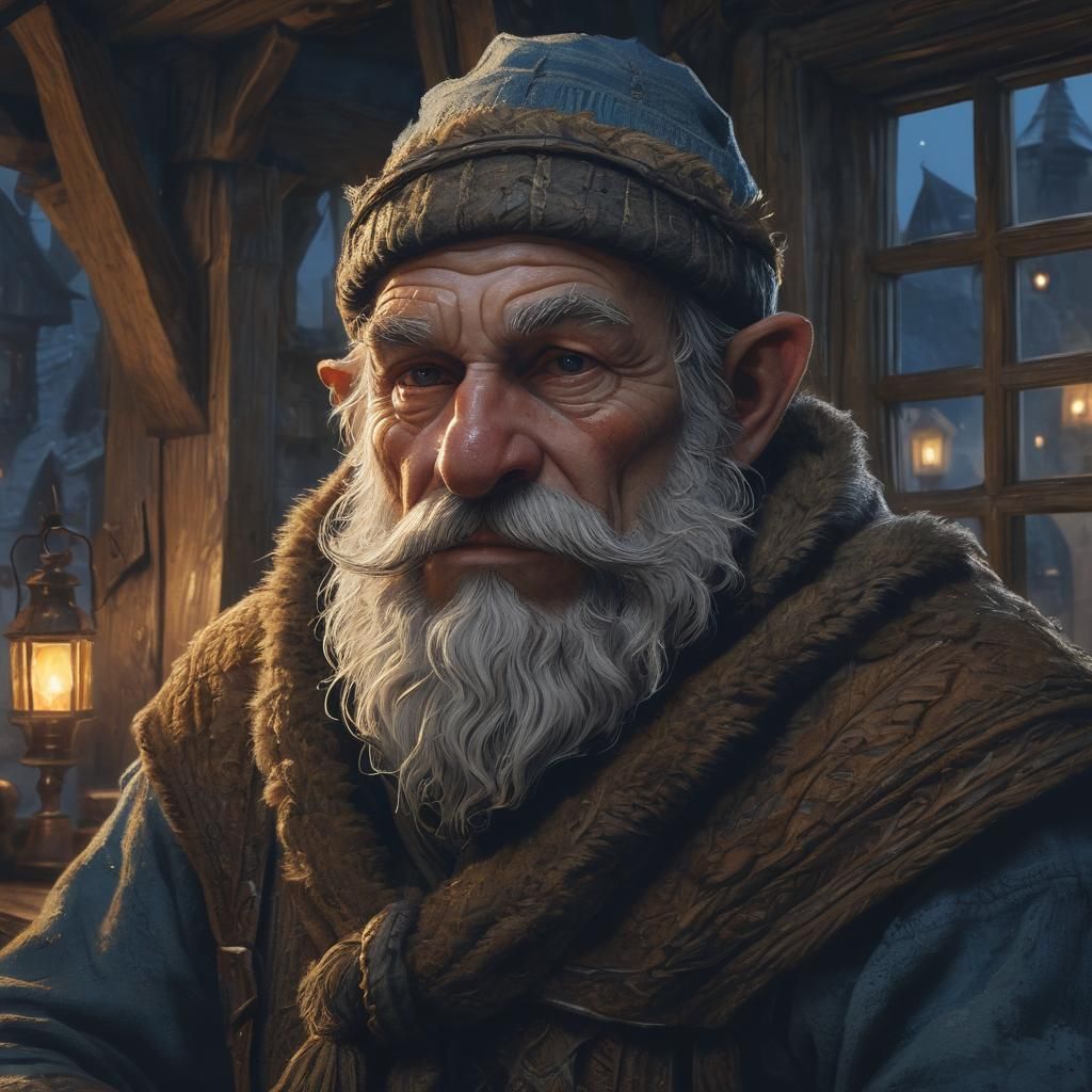 Grizzled Gruff Gnome Barbarian