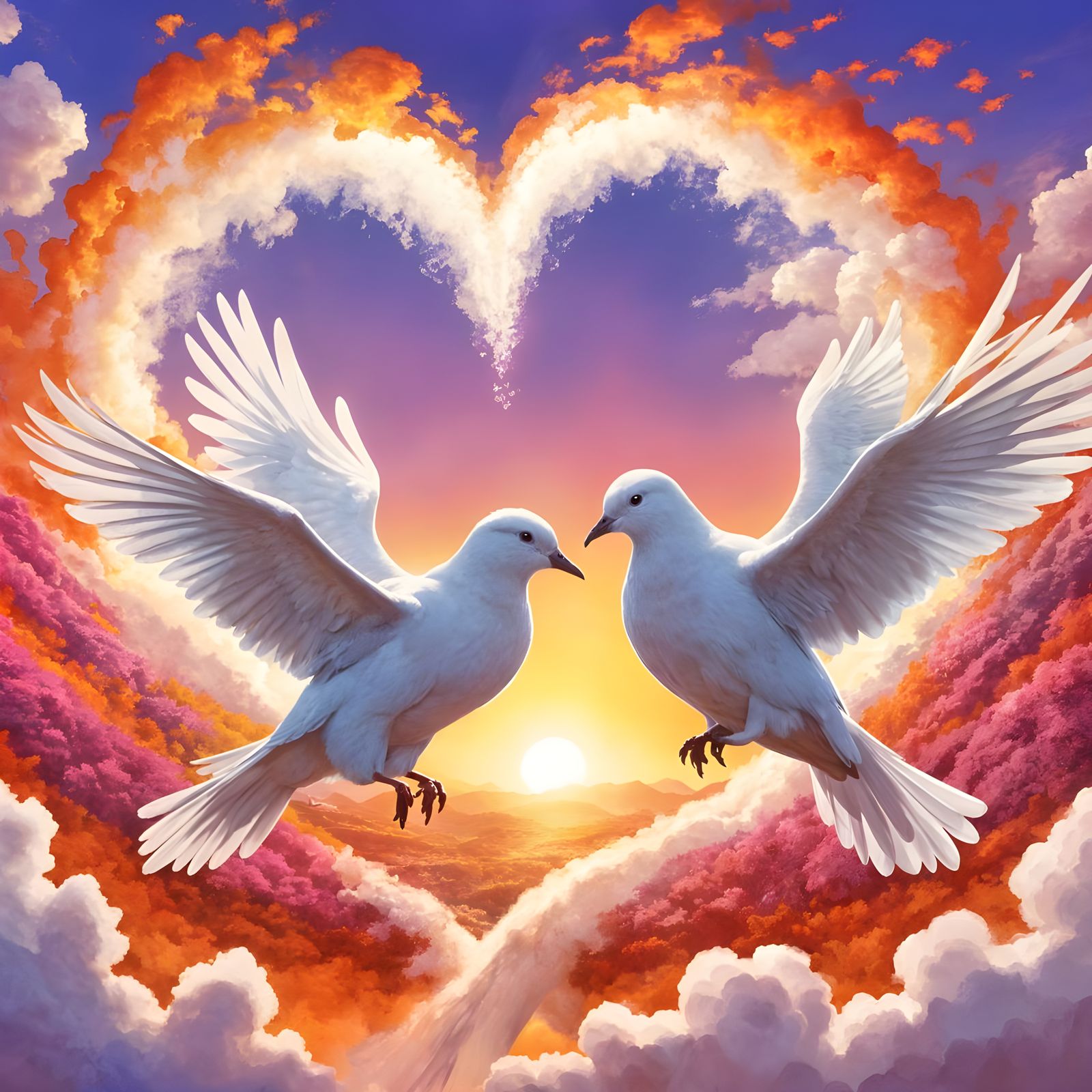 ❤️‍🔥🕊Love in the Sky🕊❤️‍🔥