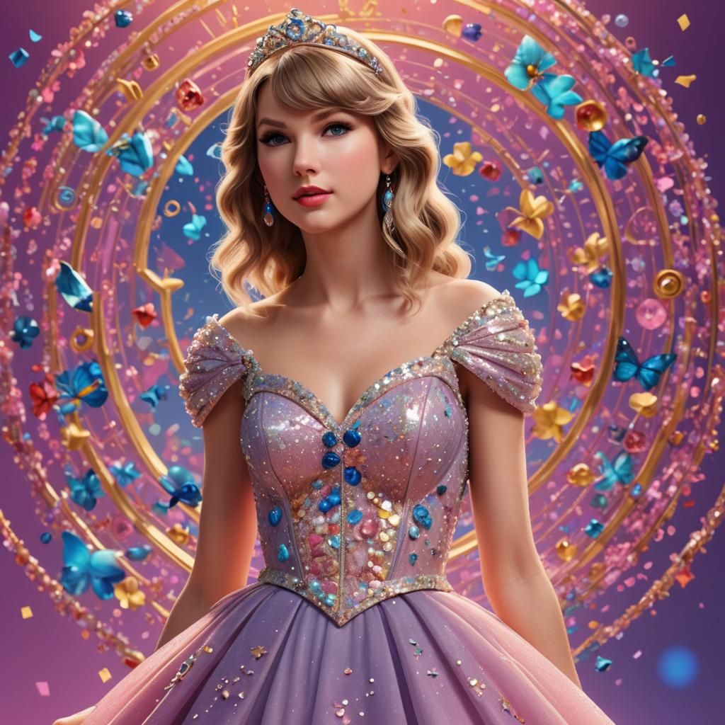 Taylor swift as Disney princess