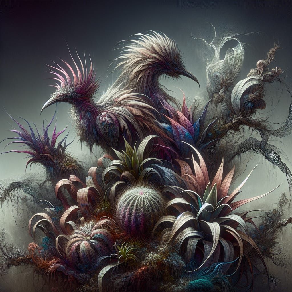 Eldritch Sketch of Hysterical Fauna and Flora