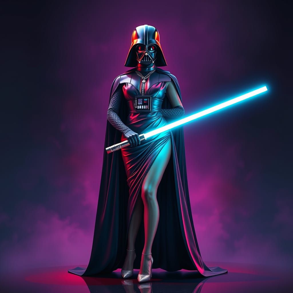 Darth Vader in Elegant Cocktail Attire