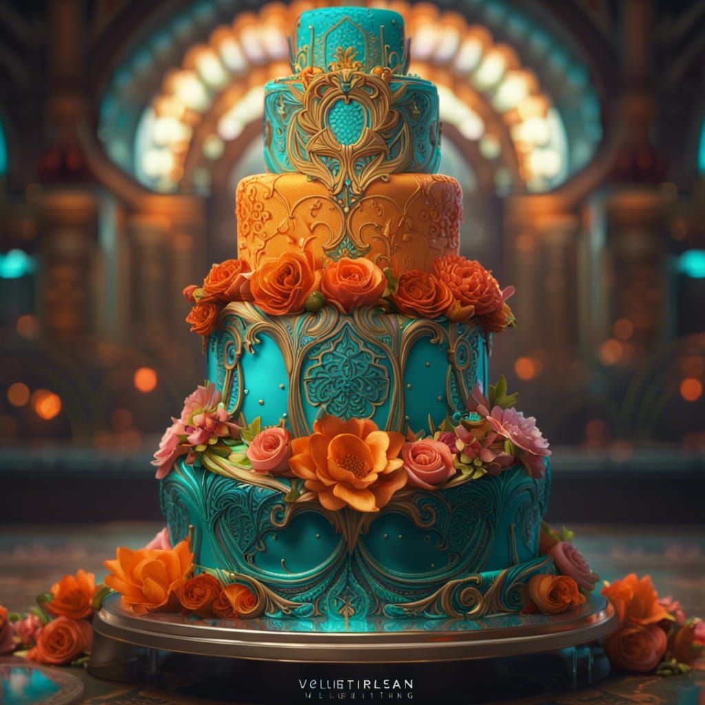 Multi-Layer Wedding Cake Concept Art