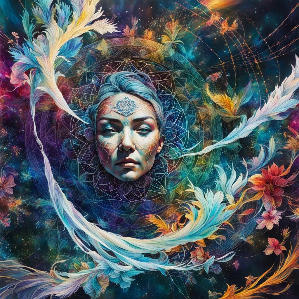 Mysterious Sacred Geometry with Mandalas in Fantasy Art