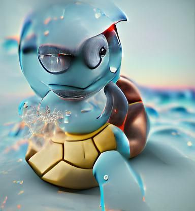 Squirtle Pokémon Digital Art