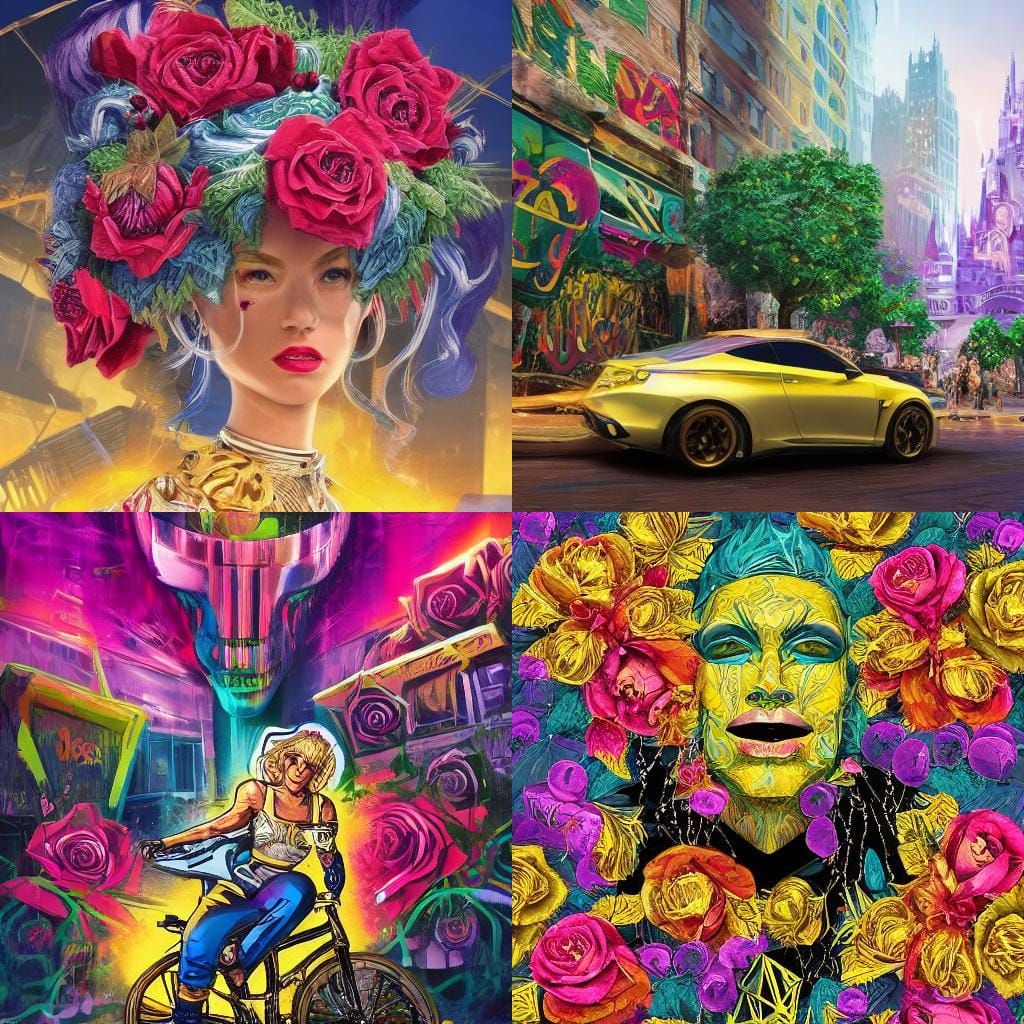 Comic Book Art: Woman on Exercise Bike