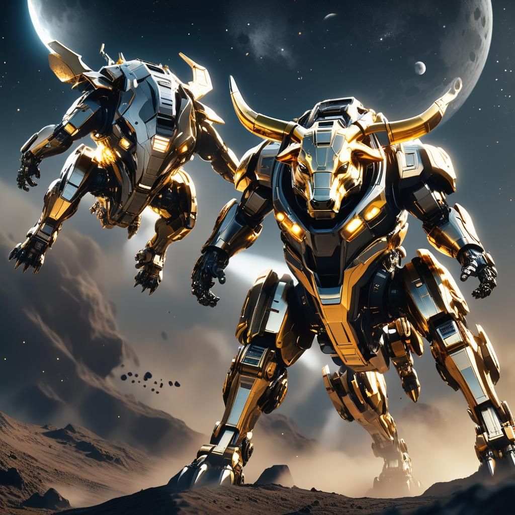 Gold and Silver Bulls Fly to the Moon