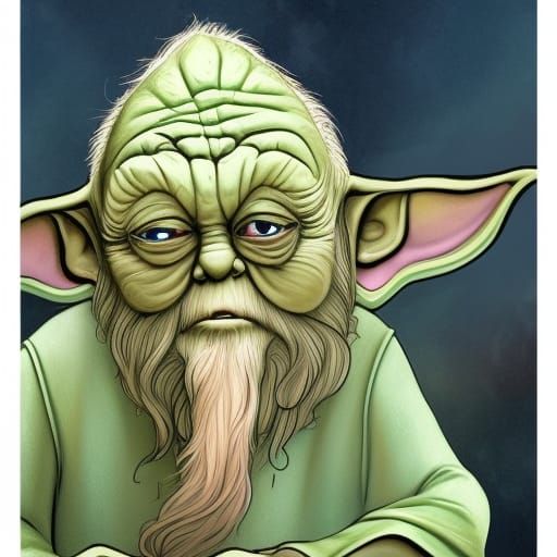 Merge Albus Dumbledore and Yoda 01