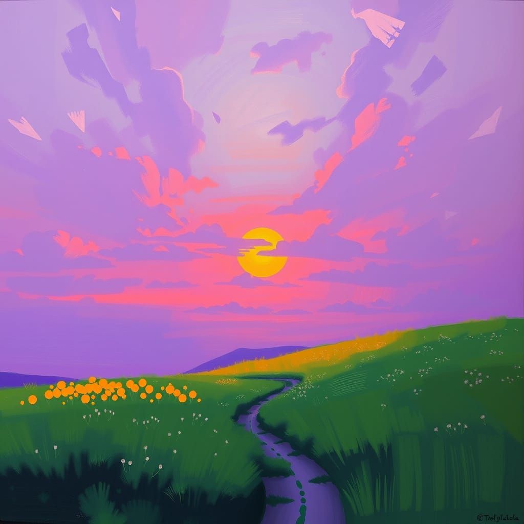 Vibrant Dreamscapes with Ethereal Light