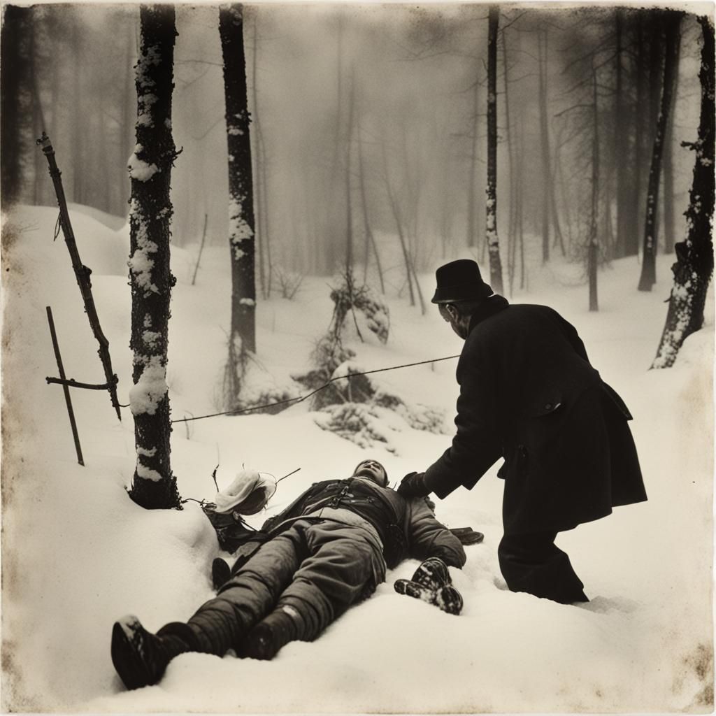Dyatlov Pass Incident: Scanography in Witkin Style