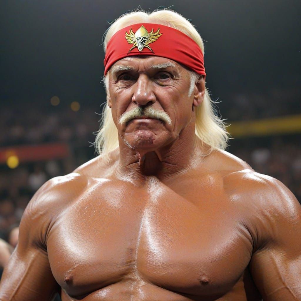 Hulk Hogan: An AI Portrait of a Wrestling Legend
