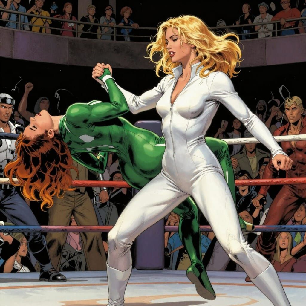 Emma Frost Slaps Jean Grey in Comic Book Arena
