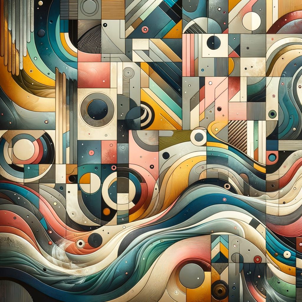 Vibrant Geometric Abstraction