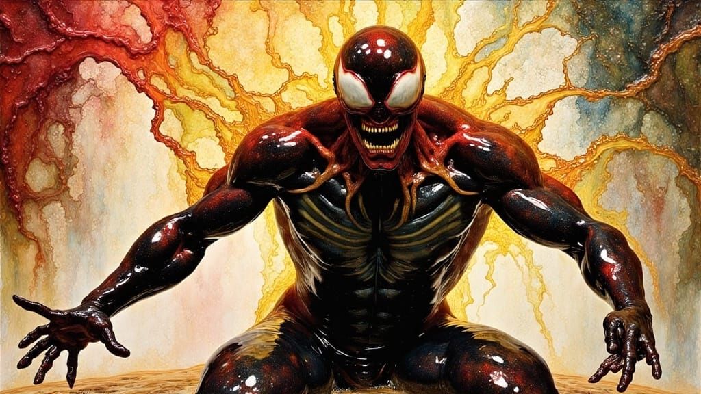 Ethereal Liquid Form in Art Nouveau Style