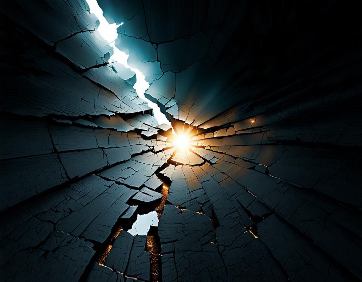 There is a crack in everything. That is how the light gets i...
