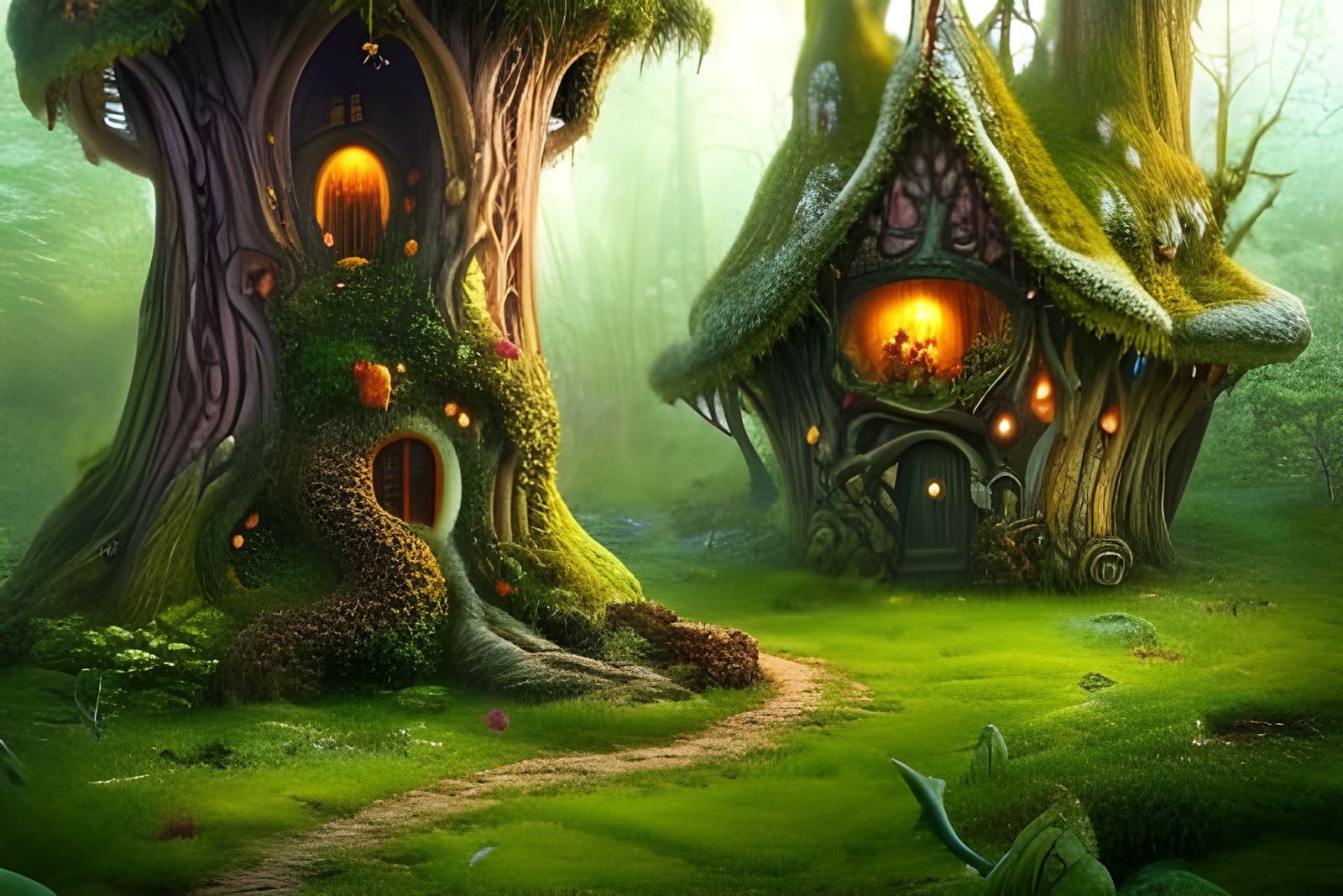 Little People's Houses in the Forest - 32