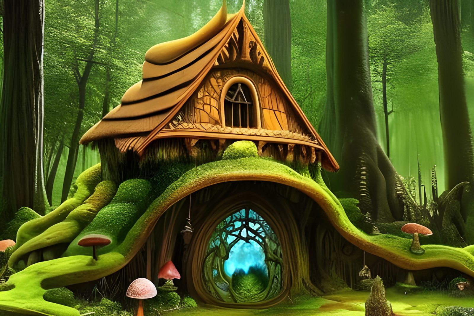 Little People's Houses in the Forest - 16