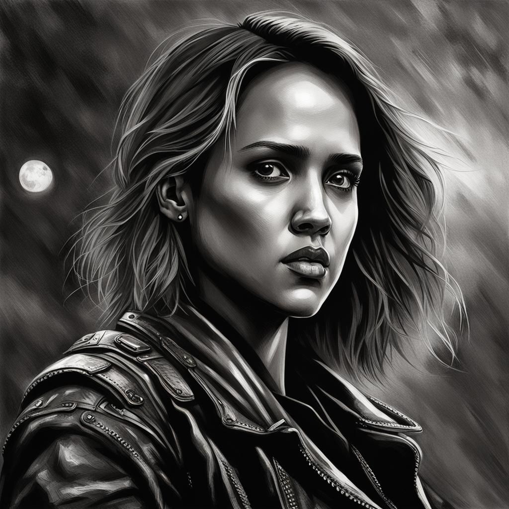 Dystopian Seattle Portrait in Photorealistic Style