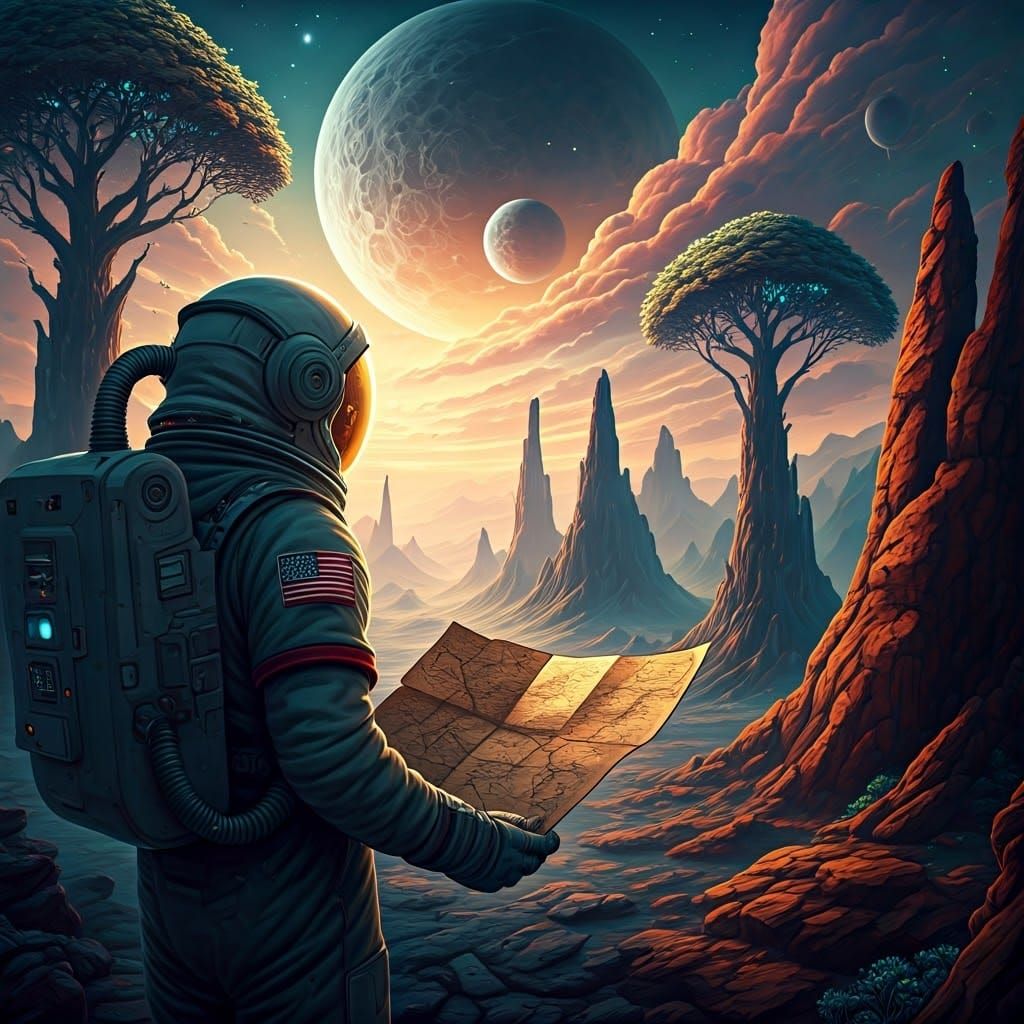 Astronaut Discovers Ancient Alien Road Map on Mysterious Pla...