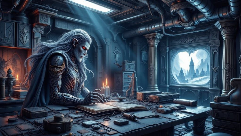 Elven Ruins Overgrown by Vegetation