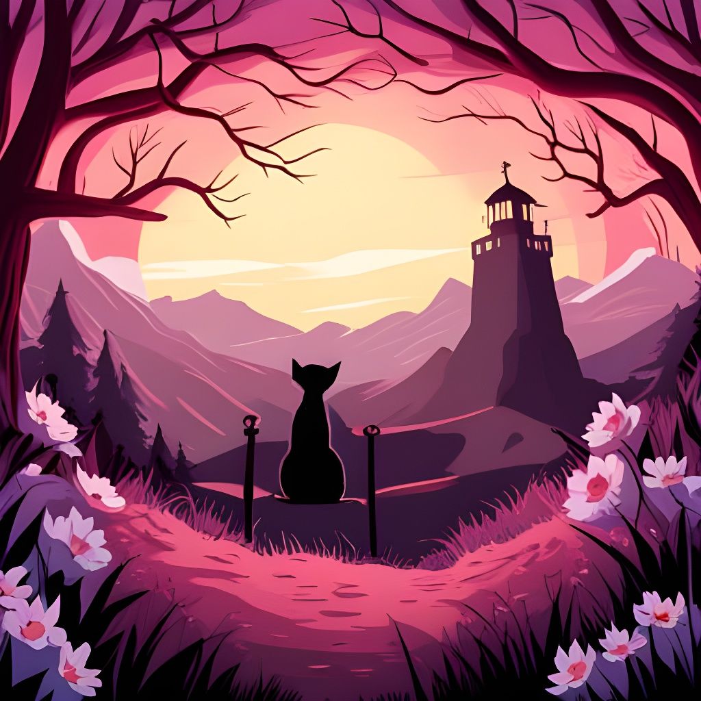 Cute Chibi Cats Celebrate Halloween