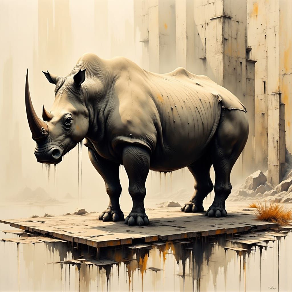 The Last Rhinoceros in Isolation