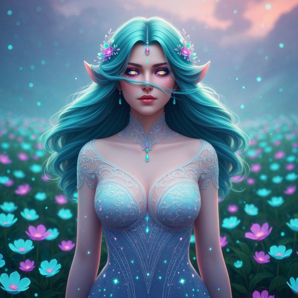 Bioluminescent Beauty in a Field of Dreams