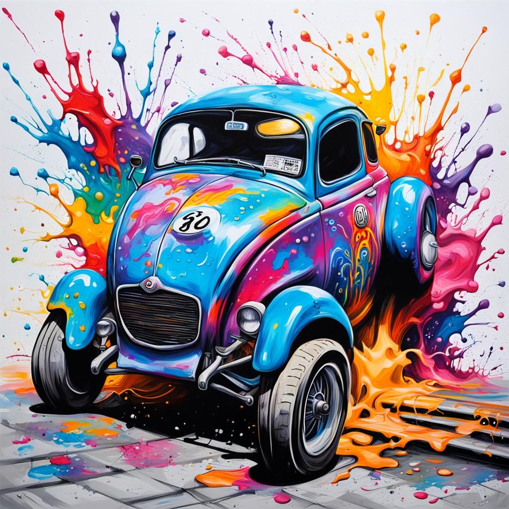 Fast Snail in Grand Prix: Graffiti Splash Art