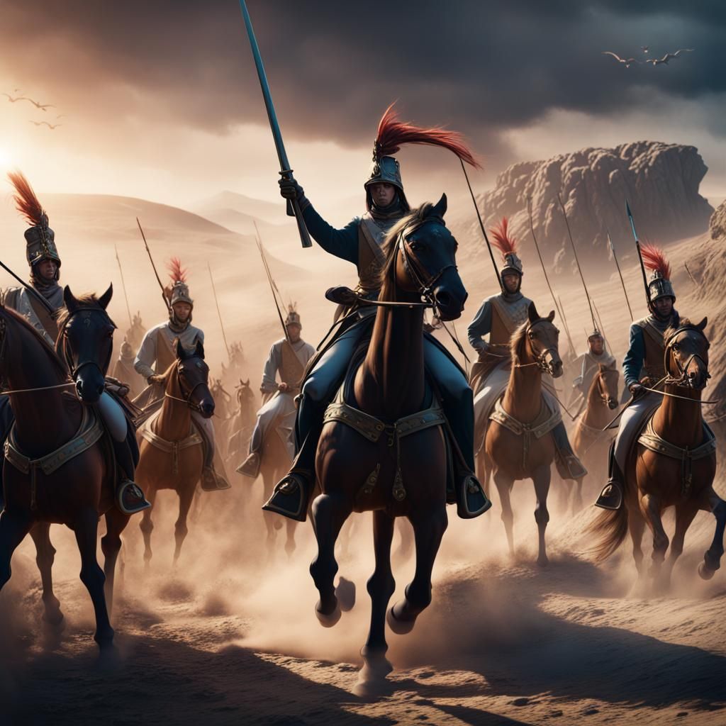 Charge of the Light Brigade: Detailed Matte Painting
