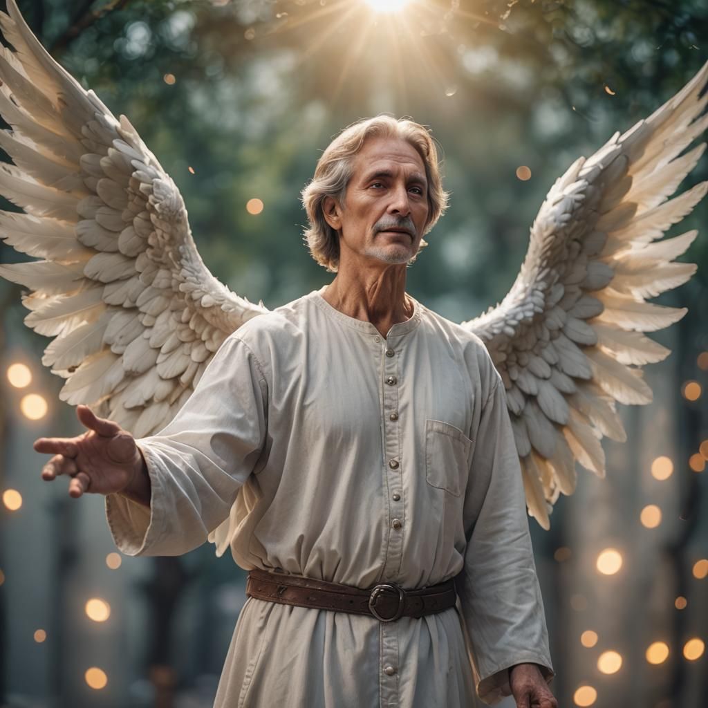 Soul Ascending to Heaven with Angels