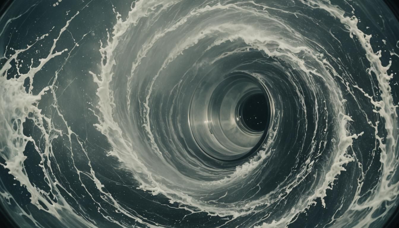 Washing Machine Cyclone: A Dramatic Film Still