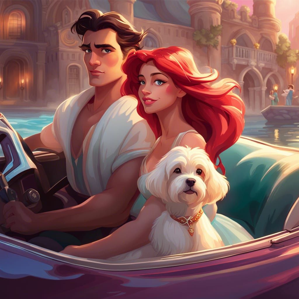 Ariel,prince and puppy